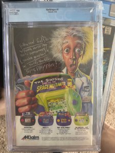 Harbinger #1 CGC 9.0 White Pages Valiant 1992 1st Harbinger Coupon