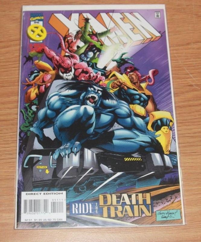 X MEN # 51 1996  Marvel disney mr sinister DEATH TRAIN  bishop gambit dark beast