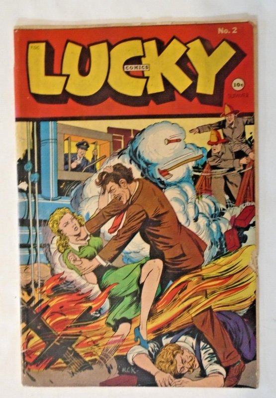 Lucky Comics (1944, Consolidated) #2vg; Keifer Art & Cover