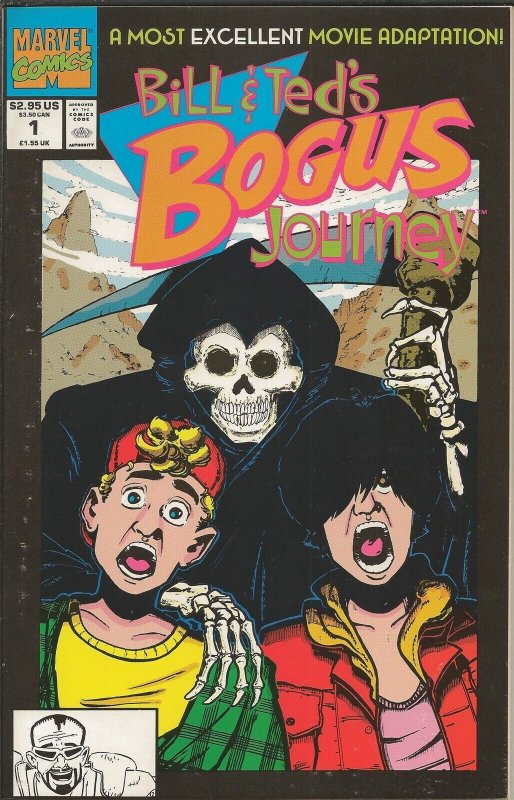 Bill and Ted's Bogus Journey #1 ORIGINAL Vintage 1991 Marvel Comics 