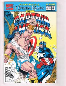 Captain America (1968 Marvel 1st Series) Annual #11 Comic Book HH4 AD38