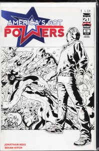 America's Got Powers #1 Second Print Cover (2012)