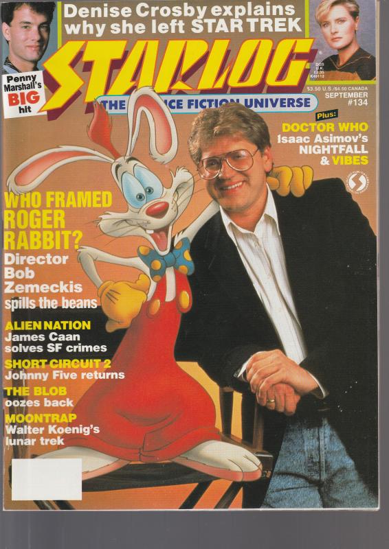 Starlog  #134 - Roger Rabbit