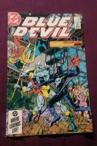 blue devil #9 signed by gary cohn rare dc comics comic book cool vintage sweet!!