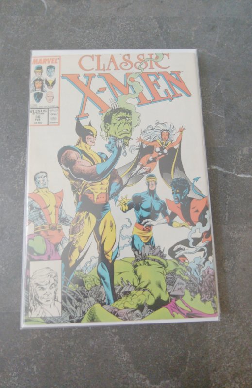 Classic X-Men #30 Newsstand Edition (1989)