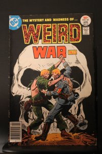 Weird War Tales #52 (1977) High-Grade VF hand to hand combat cover!