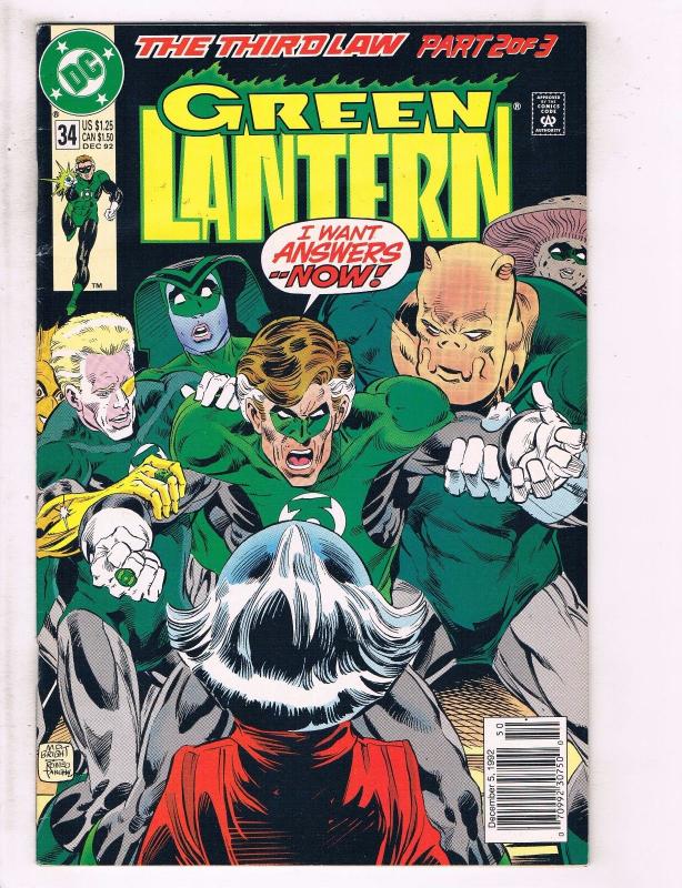 Lot of 4 Green Lantern DC Comic Books #11 34 87 91 J127