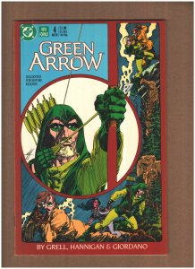 Green Arrow #4 DC Comics 1988 Mike Grell VF/NM 9.0