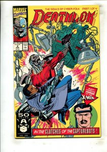 DEATHLOK #2 (9.2) IN THE CLUTCHES OF THE CAPTUREBOTS!! 1991