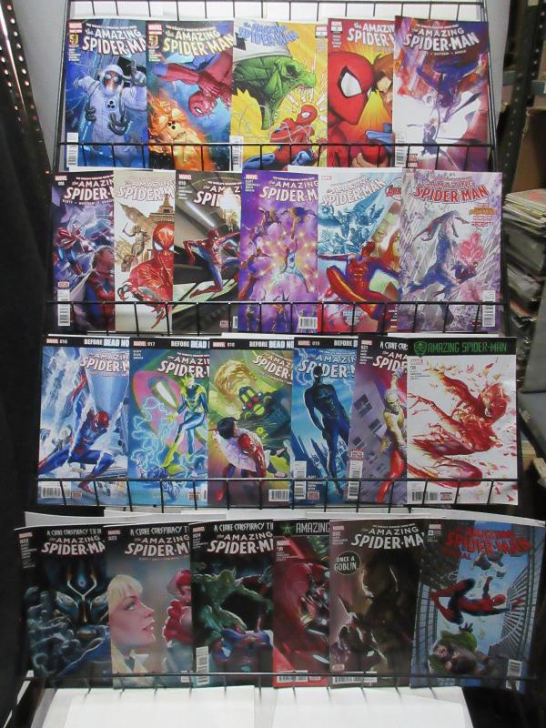 Amazing Spider-Man Lot of 22Diff from 2012-17 Dan Slott Webhead Adventures