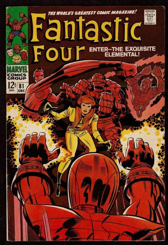 Fantastic Four #81 (Dec 1968, Marvel) FN+