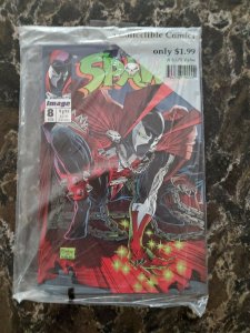 Spawn 8, 10, Adven of Superman 498 Polybagged (Image,DC, 1993) Condition: NM+