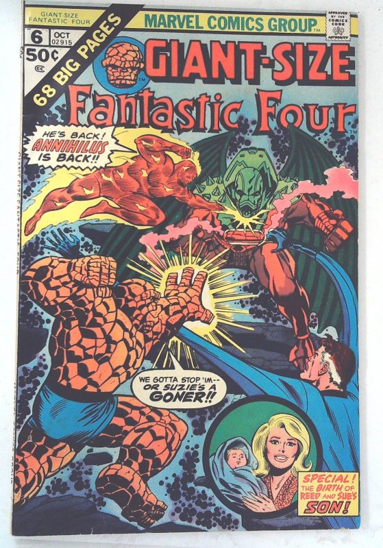 Giant-Size Fantastic Four (1974 series)  #6, Fine+ (Actual scan)