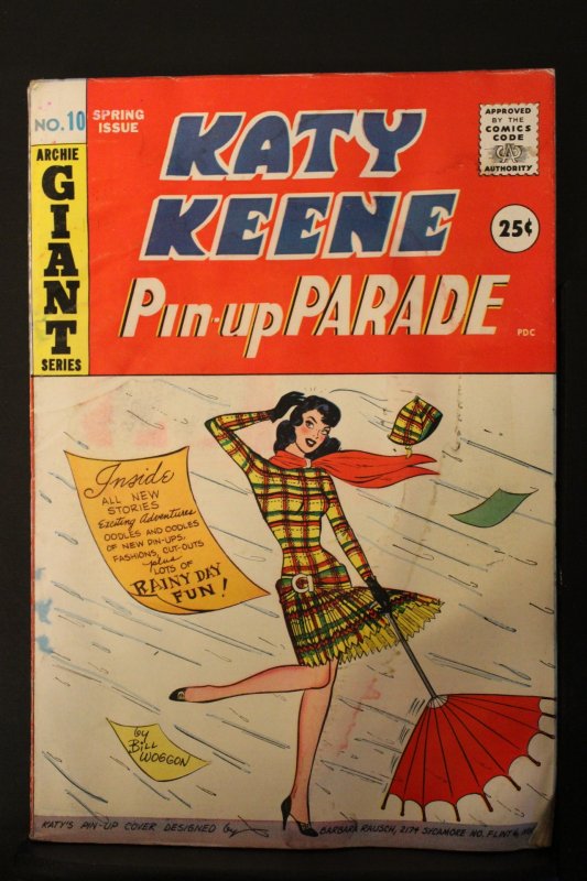 Katy Keene Pinup Parade #10 1960 Affordable-Grade VG+ Giant-Size Golden-Age Wow