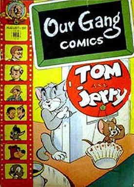 Our Gang with Tom And Jerry #37 VG ; Dell | low grade comic 8/1/1947