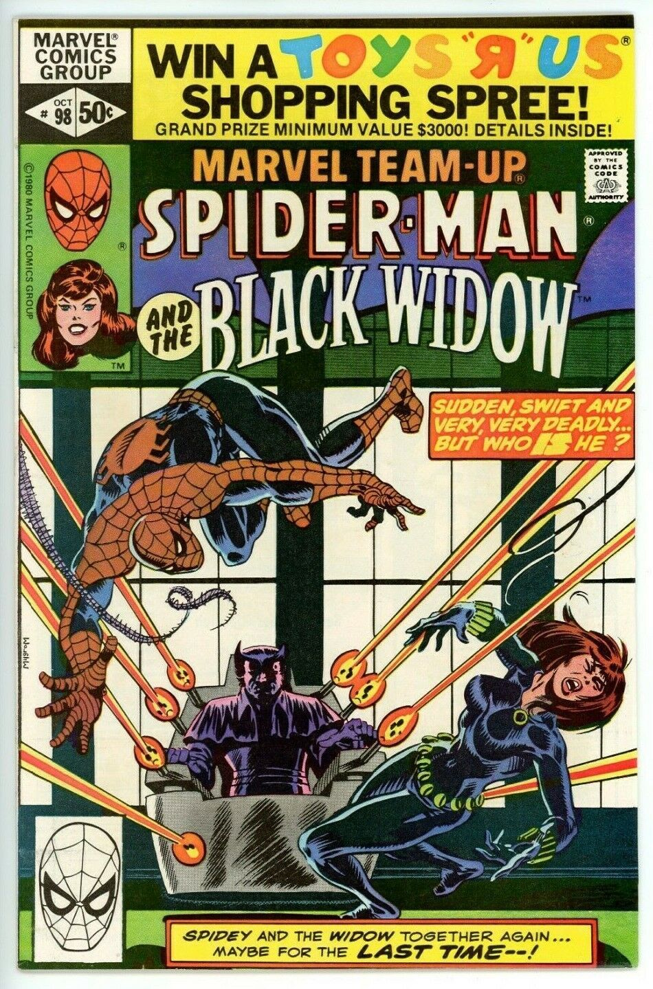 Marvel Team Up Nm Spider Man Black Widow Comic Books Bronze Age Marvel