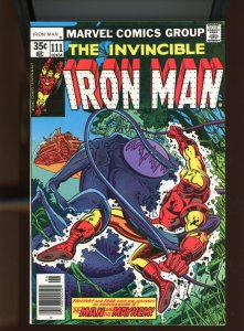 Iron Man #111 - Terry Austin Cover Art. (8.5) 1978 