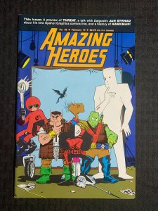 1986 AMAZING HEROES Comic Magazine #89 VG/FN 5.0 Threat / History of Hawkman