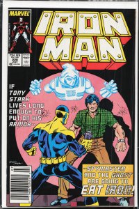 Iron Man #220 Newsstand Edition (1987) Iron Man