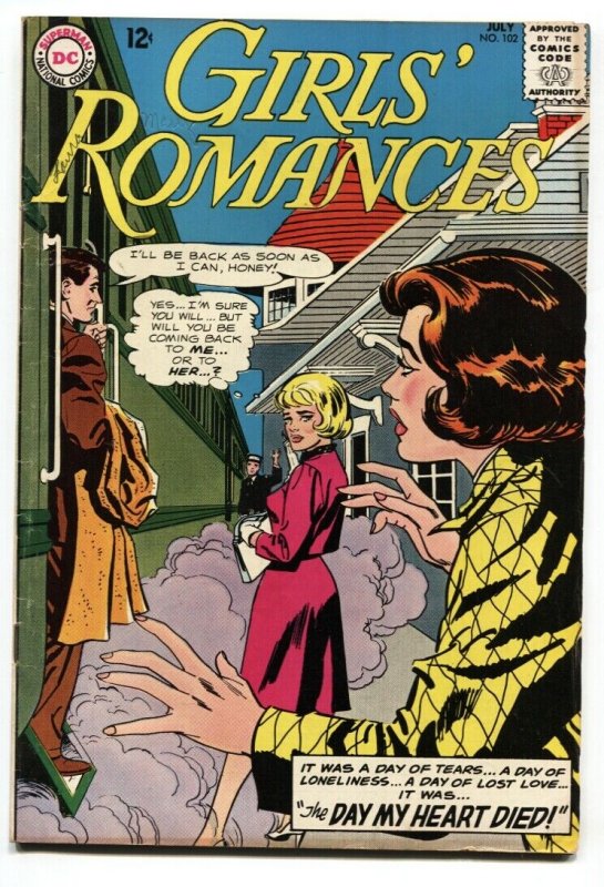 GIRLS' ROMANCES #102 comic book-D.C. ROMANCE vg/fn