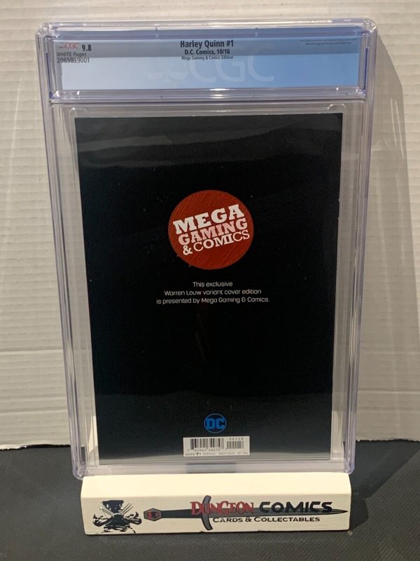Harley Quinn # 1 CGC 9.8 Mega Gaming & Comics Edition DC 2016 [GC41]
