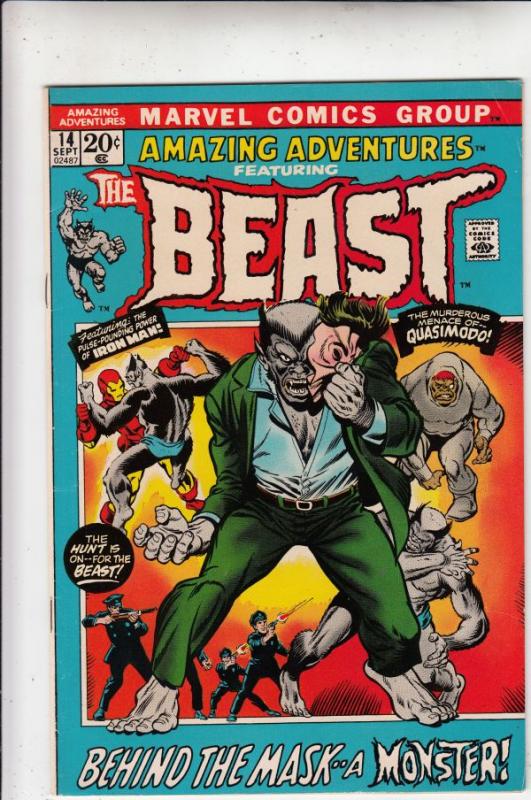 Amazing Adventures #14 (Aug-71) VF/NM High-Grade The Beast