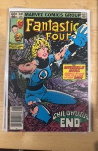 Fantastic Four #245 Newsstand Edition (1982) Fantastic Four 