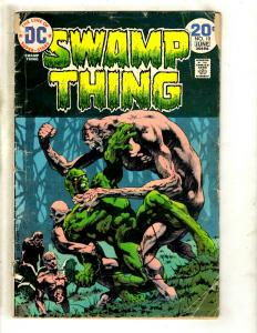 Swamp Thing # 10 VG- DC Comic Book Horror Fear SIGNED By BERNI WRIGHTSON J371