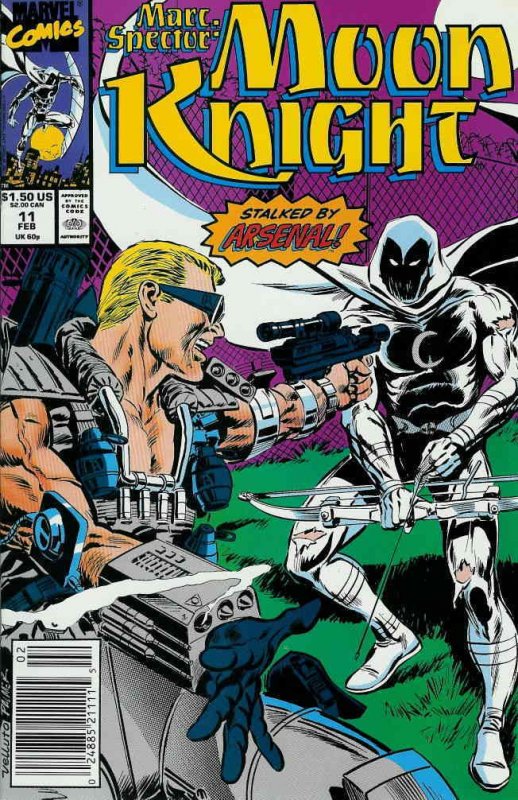 Marc Spector: Moon Knight #11 (Newsstand) VF ; Marvel | Chuck Dixon