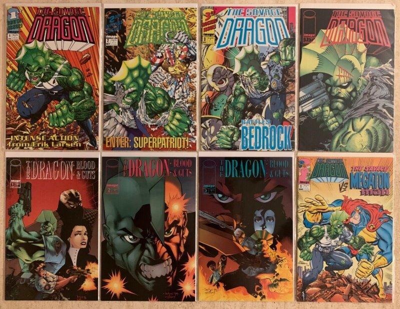 SAVAGE DRAGON 1-3 (1992), 1 (1993) + BLOOD AND GUTS 1-3 + MORE | 8 TOTAL