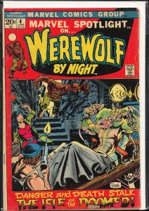 Marvel Spotlight #4 (1972) Werewolf by Night [Key Issue]