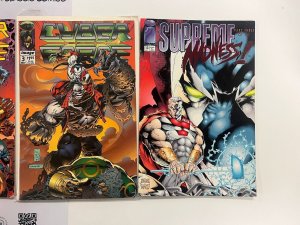 4 Image Comics Supreme # 15 + Cyber Force # 1 3 + Nightstrike # 1 65 JS30