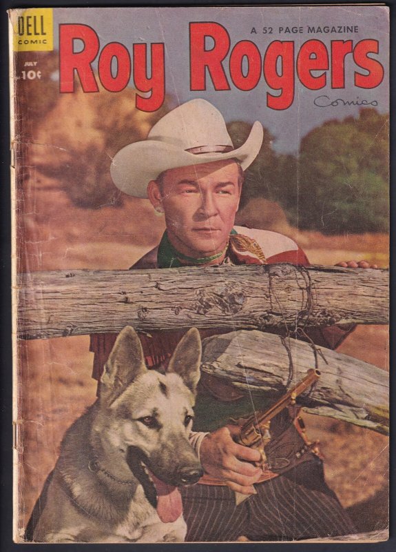 Roy Rogers Comics 79 (1954) GD+ Golden Age Dell