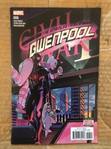 The Unbelievable Gwenpool #6 Direct Edition - Stacey Lee Cover (2016)