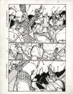 Mulan One Shot page 18 Published art by ALEX SANCHEZ Disney 