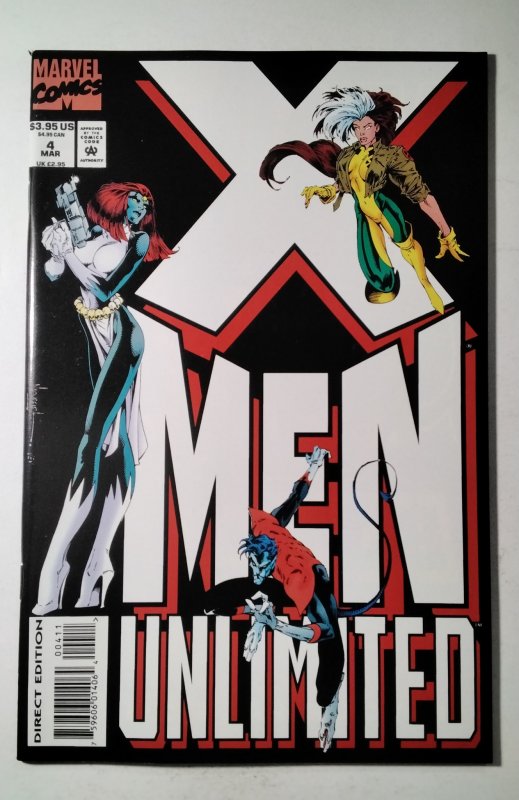 X-Men Unlimited #4 (1994) Marvel Comic Book J753