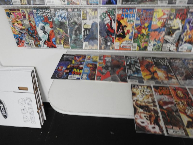 Huge Lot 150+ Comics W/ Spider-Man, Venom, Logan+ Avg VF-NM Condition!