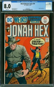 Weird Western Tales #29 (1975) CGC 8.0 VF