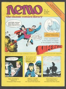 Nemo #2 1985-Birth Of Superman-Siegel & Shuster interview-reprints The Reign...