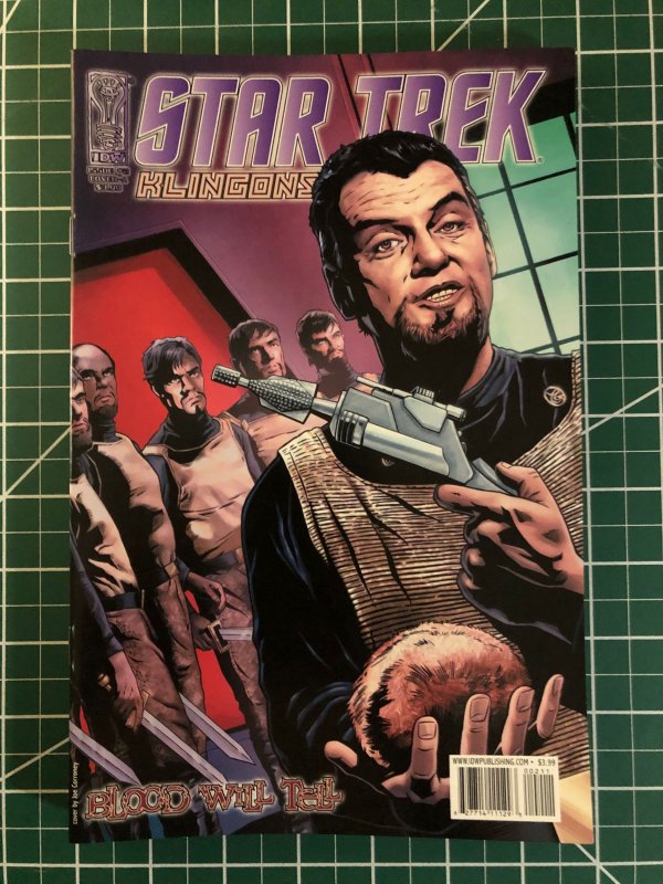 Star Trek: Klingons: Blood Will Tell #1, 2, 3, 4, 5 (2007) some variant covers