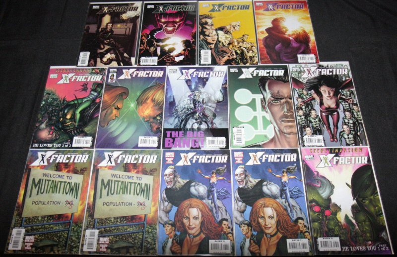 X-FACTOR COMIC LOT 29PC (VF-NM) + VARIANT #13