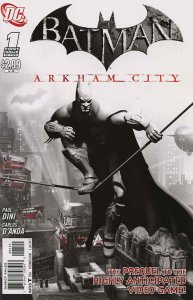 Batman: Arkham City #1A FN ; DC | Variant - Video Game Prequel