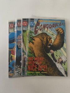 Congorilla 1 2 3 4 Lot Run Set Near Mint Nm Dc