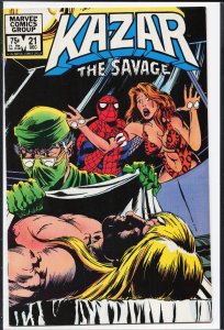 Ka-Zar the Savage #21 (1982) Ka-Zar