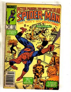 Spectacular Spider-Man # 83 FN Marvel Comic Book Punisher Black Cat Goblin J330