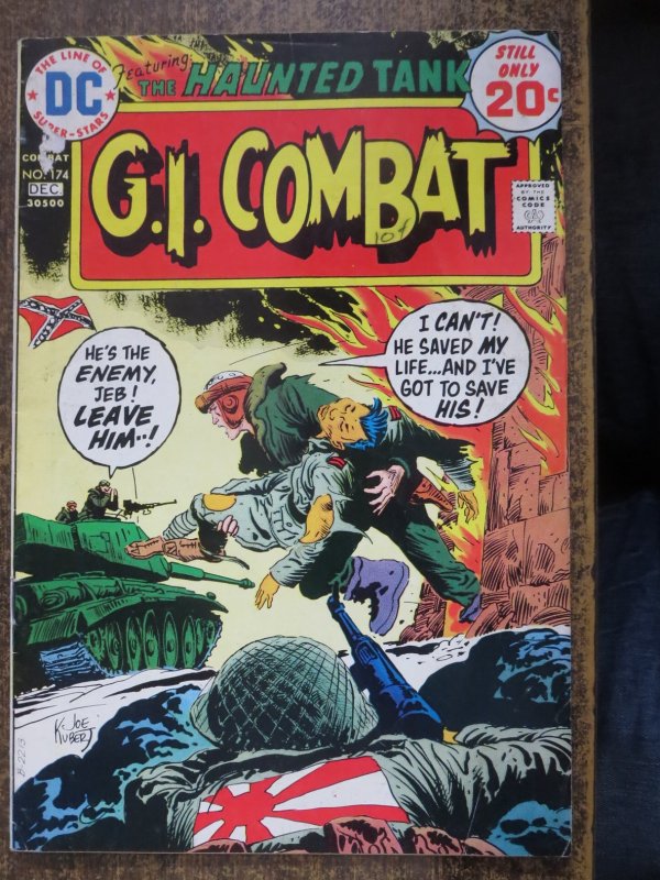 GI COMBAT 174 G 12/1974 DC COMICS BOOK