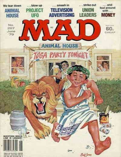 Mad #207 GD ; E.C | low grade comic June 1979 Animal House magazine