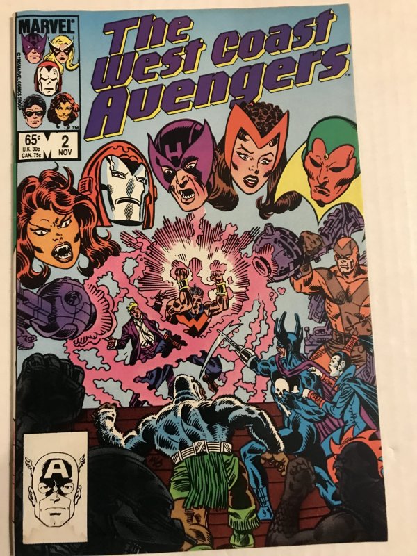 West Coast Avengers #2 : Marvel 11/85 FN/VF, 1st monthly series