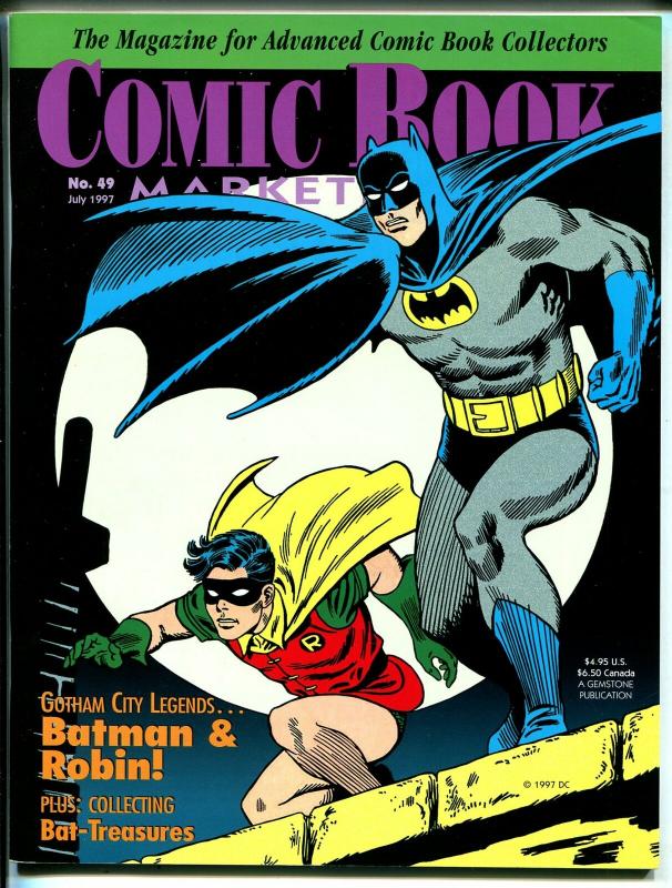 Comic Book Marketplace #49 1997-Gemstone-Batman & Robin-VF 