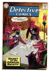 DETECTIVE COMICS #273 BATMAN DRAGON SOCIETY COVER 1959 VG+